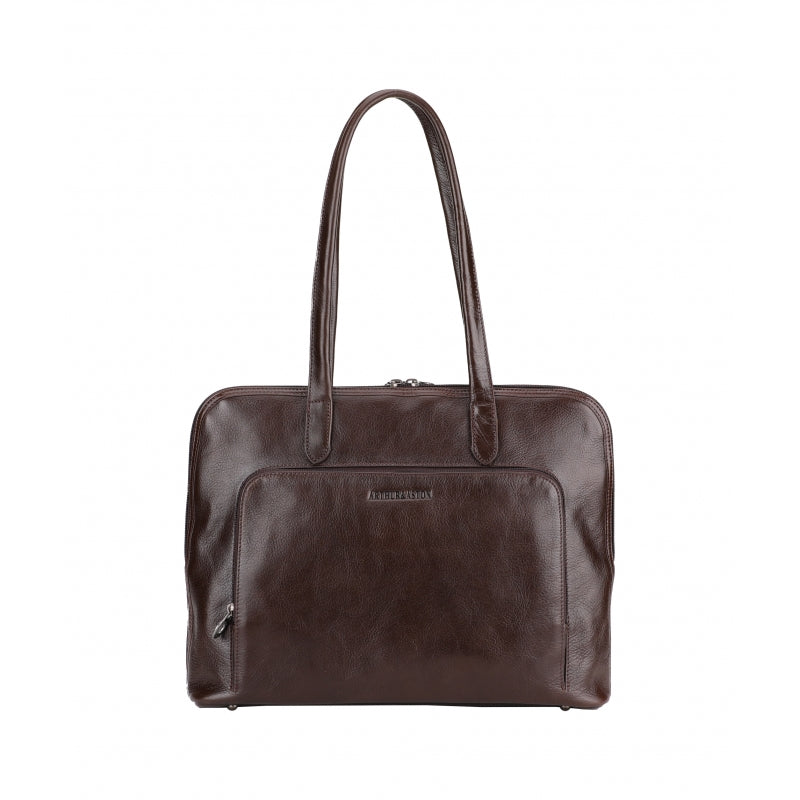 Shopper Arthur Aston A123 18 caf Artlux Lederwaren