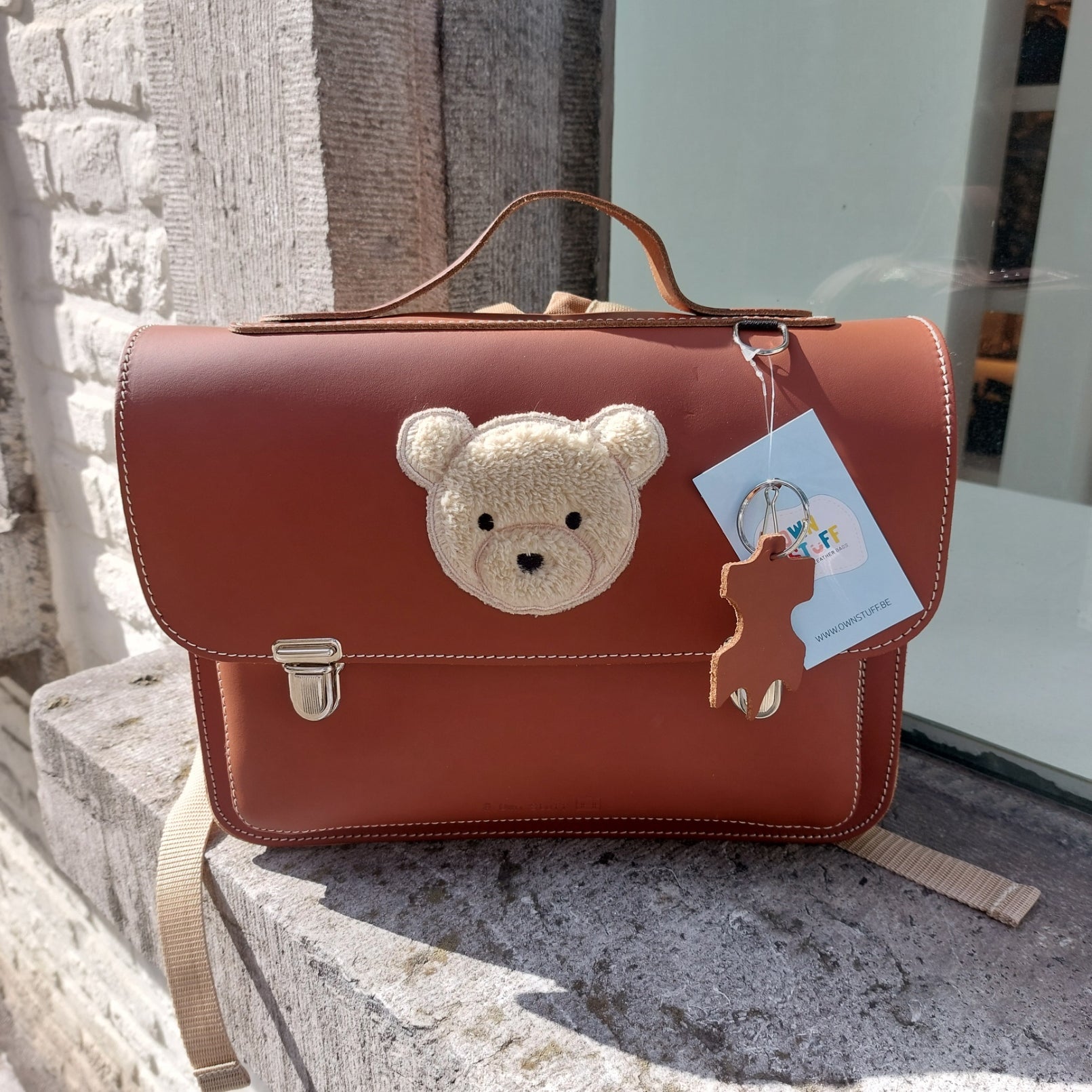 Boekentasje Own Stuff kleuter OS.014 chestnut teddy NEW