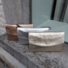 Clutch leder goud