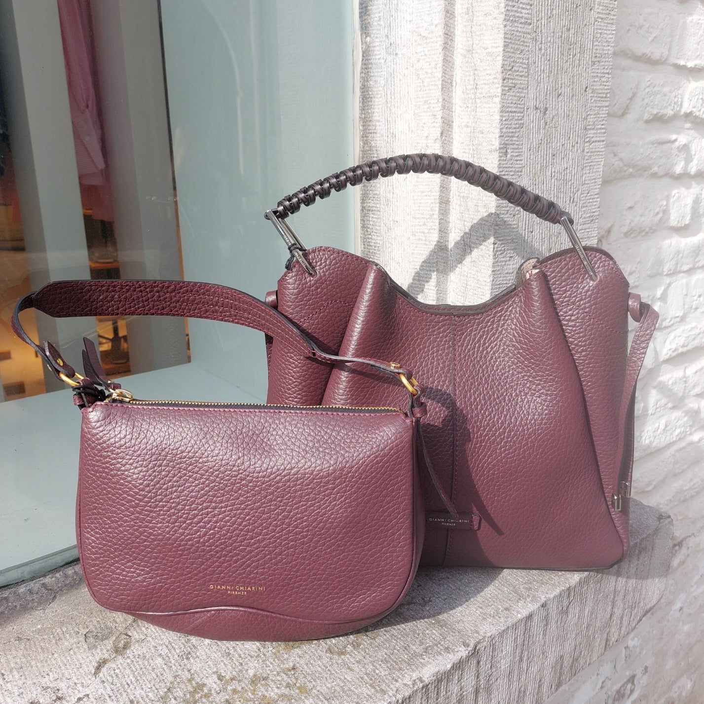 Handtas leder Gianni Chiarini