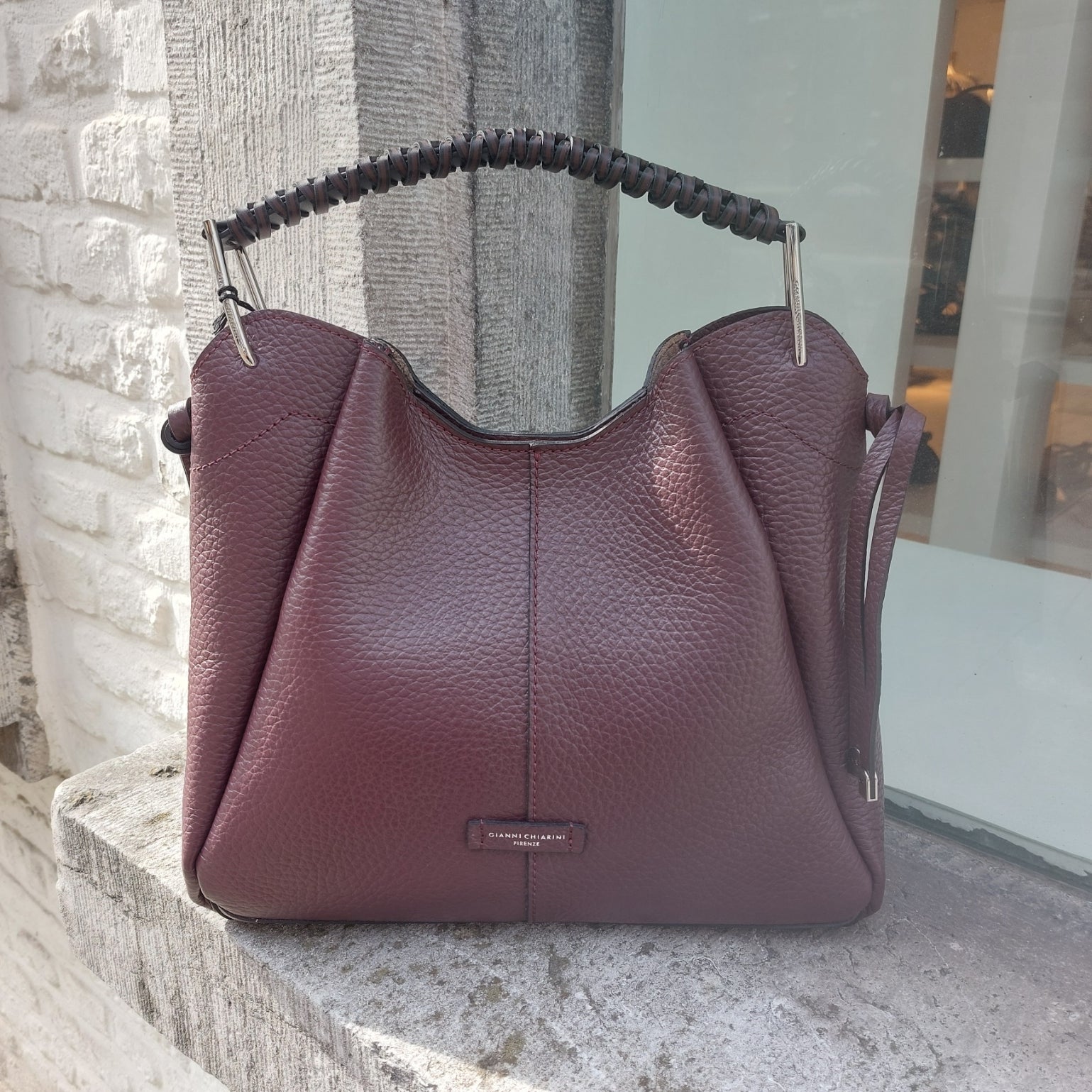 Handtas leder Gianni Chiarini