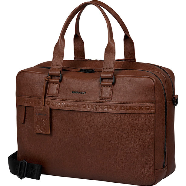 Werktas leder Burkely 15,6" cognac