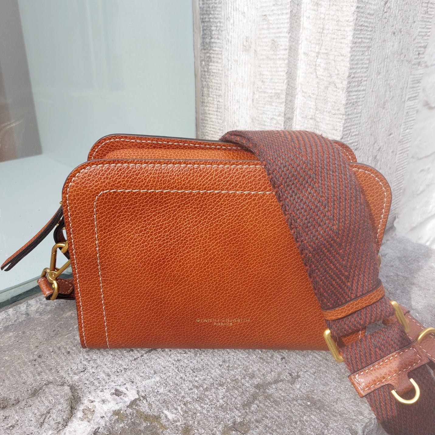 Handtas leder Gianni Chiarini